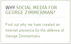 Why social media for George Zimmerman?