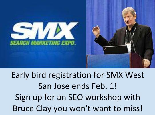 SMX West and SEO workshop with Bruce Clay