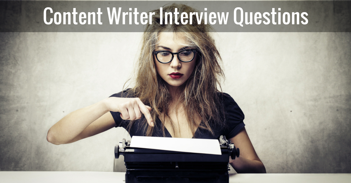 Content Writer Interview Questions