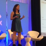 Cleo Hage speaking at SMX West