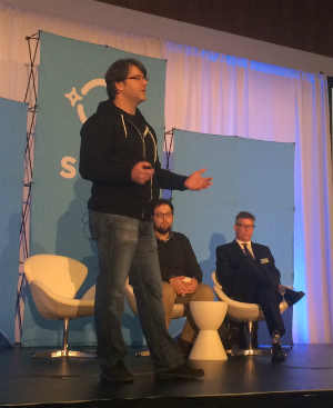 Dave Besbris speaking at SMX West