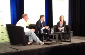 Susan Wojcicki, SVP Advertising, Google Chris Sherman, Danny Sullivan, Susan Wojcicki