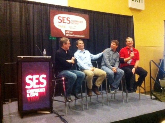 Search Dream Team Mike Grehan, Matt Cutts, Danny Sullivan, Brett Tabke