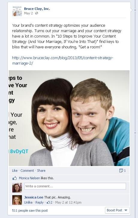 wall post on facebook