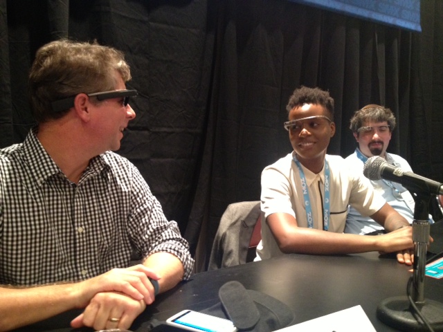 marketers wearing Google Glass
