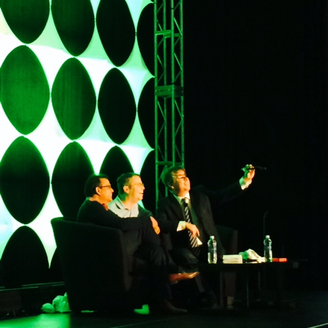 Google's Amit Singhal and Matt Cutts with Search Engine Land's Danny Sullivan selfie