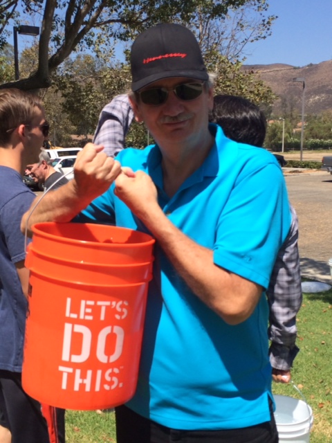 Bruce Clay and ice bucket