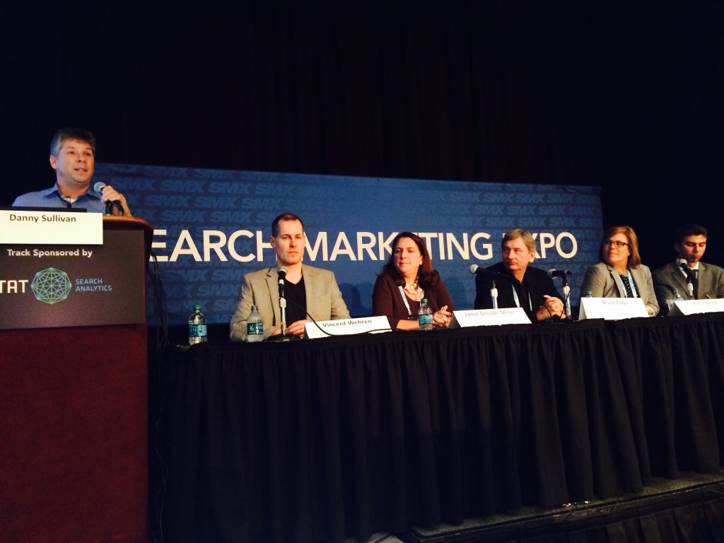 danny sullivan, vincent wehren, janet driscoll miller, bruce clay, ellen white, gary illyes