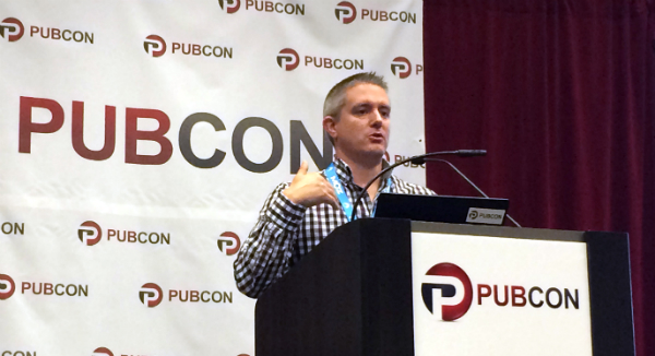 Rob Woods at Pubcon Las Vegas 2014