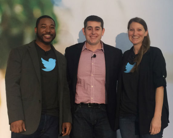 From Left: Vernon Wharff, Nate Wright and Kate Fauth