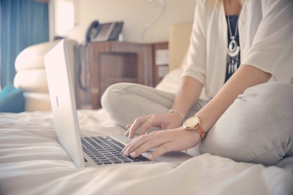 woman on laptop