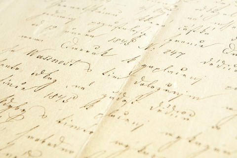 Handwritten Letter Handwritten Letter