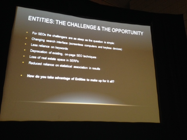 Entity search - challenge is opportunity