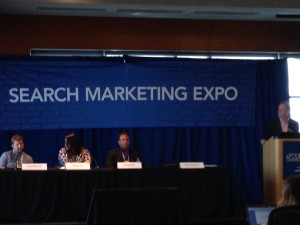 SMX panel on content marketing