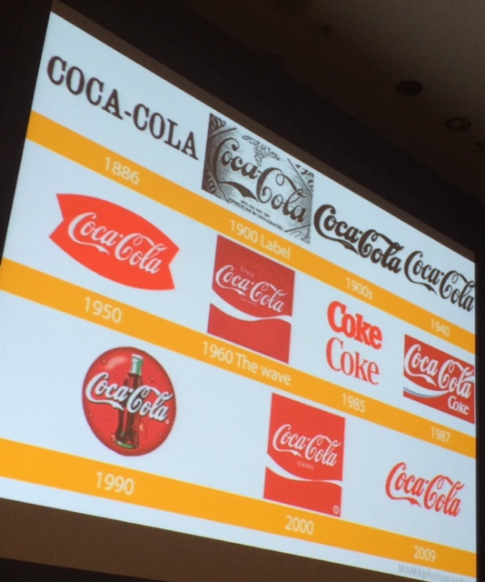 Coke red logos