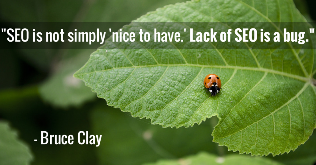 SEO is not 'nice to have.' Lack of SEO (1)