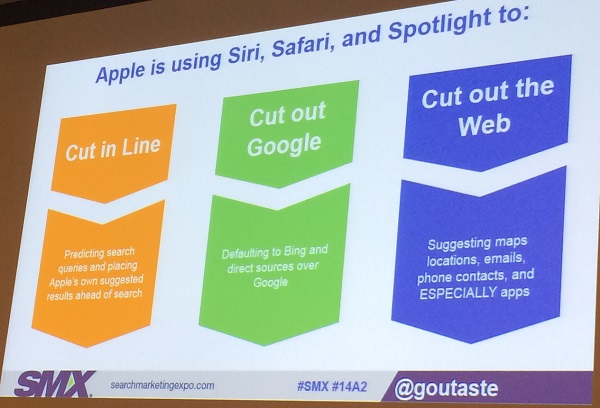 Apple cuts out Google SMX East