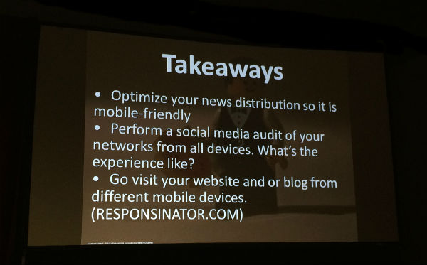 Takeaways for Mobile and Social PR tips