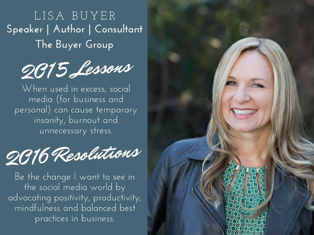 Lisa Buyer 2015 lessons