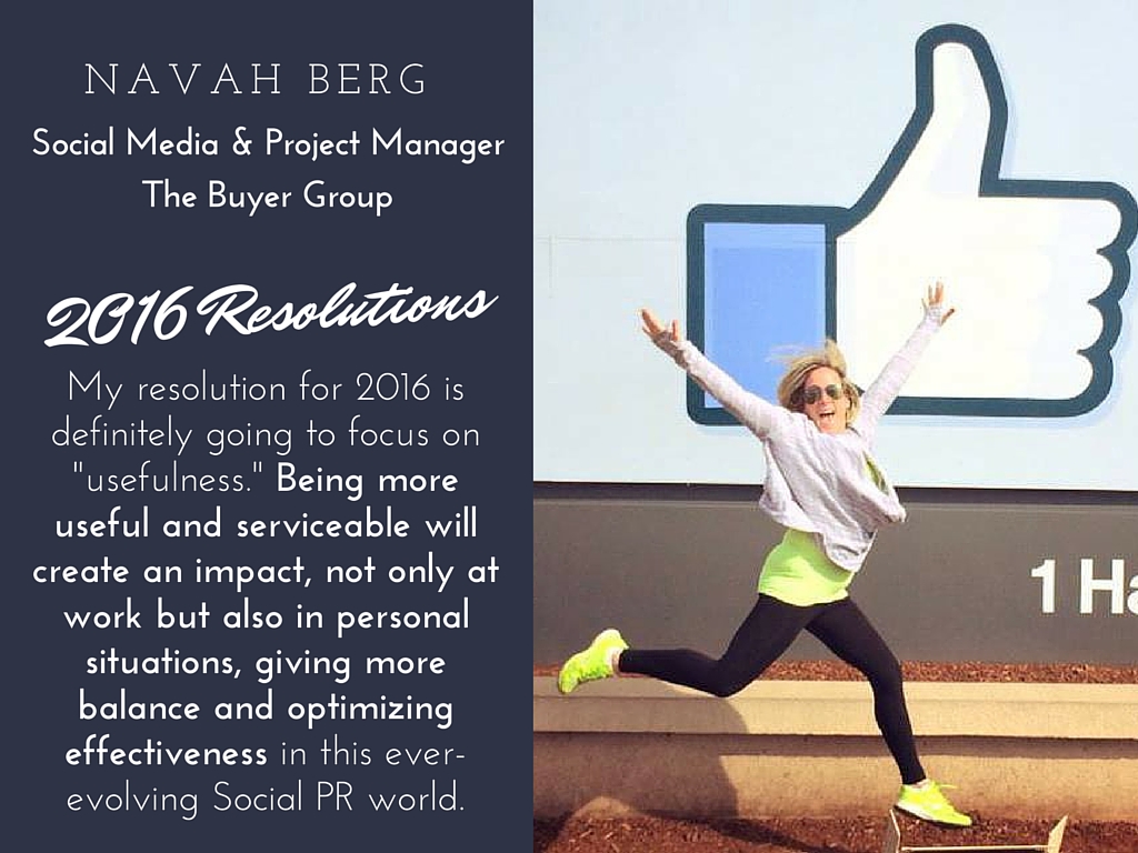 Navah Berg 2016 resolutions