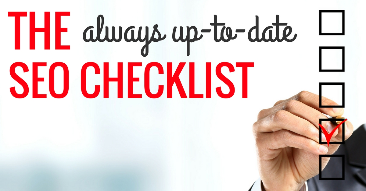 The Always-Up-to-Date SEO Checklist from Bruce Clay, Inc.
