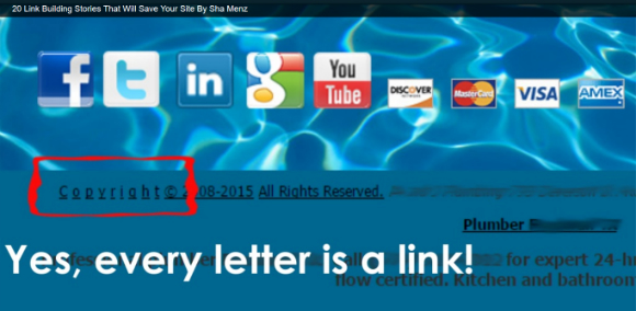 linking from every letter