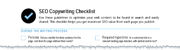 Bruce Clay's SEO Copywriting Checklist