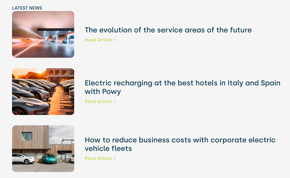 Powy News Blog, News and Insights on the World of Electric Mobility