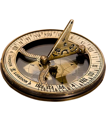 Compass representing guidance and training