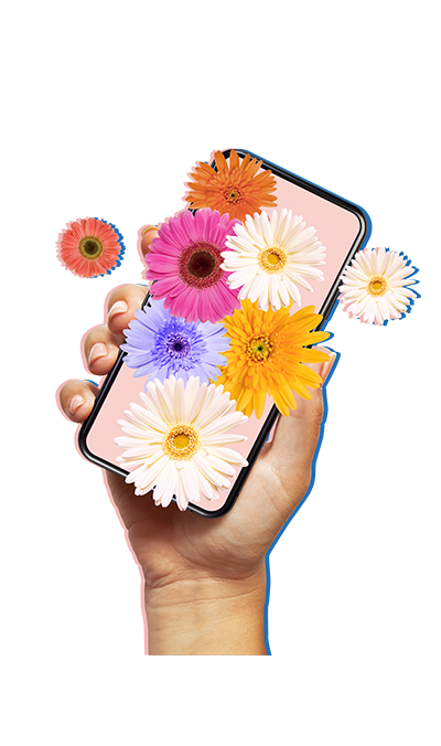 Trophy with bouquet representing wins (dark theme)