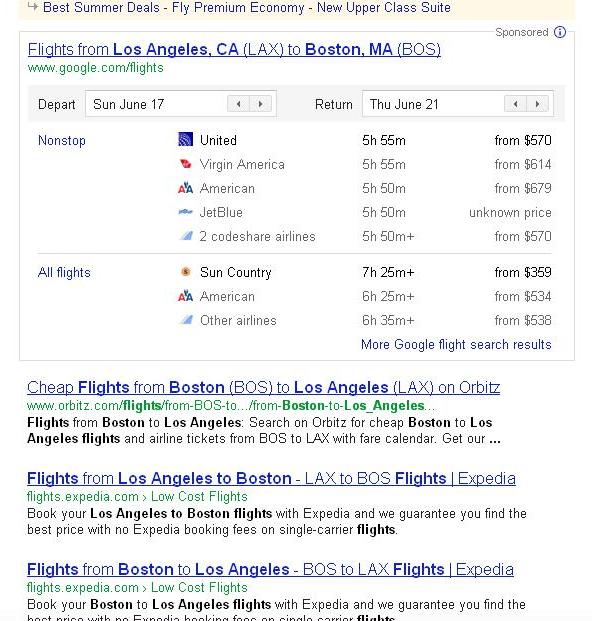 Organic listings in Google Search results for “tailor near moorpark ca.”