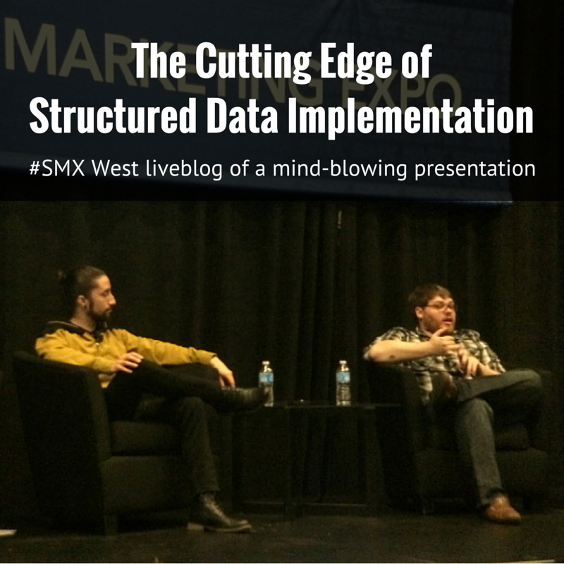 The Cutting Edge of Structured Data liveblog