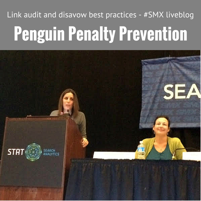 Penguin Penalty Prevention - SMX liveblog