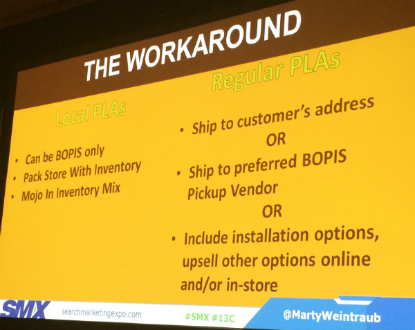 PLA workaround