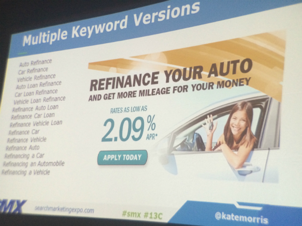 Google Keyword Versions