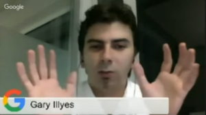 Gary Illyes in video