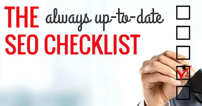 SEO checklist by Bruce Clay.