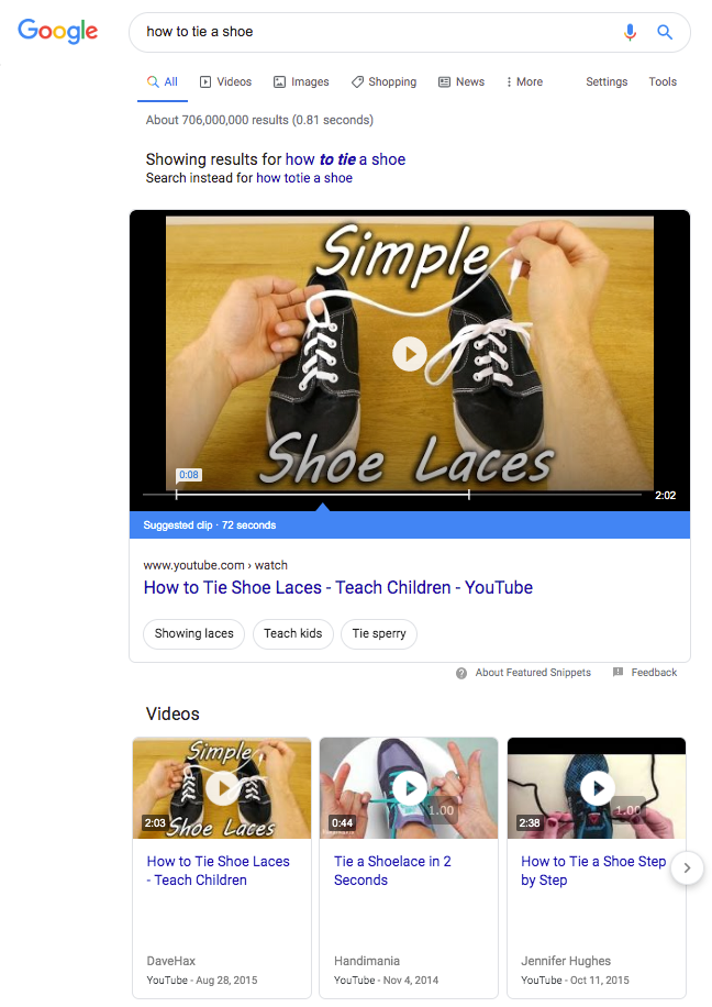 Video result for how-to search query.