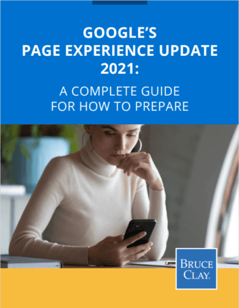 Ebook to download on Page Experience preparation.