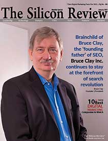 The Silicon Review cover featuring Bruce Clay.