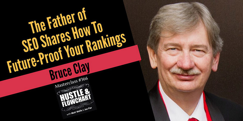 BCI President Bruce Clay discusses how to future-proof your rankings on the Hustle & Flowchart Podcast