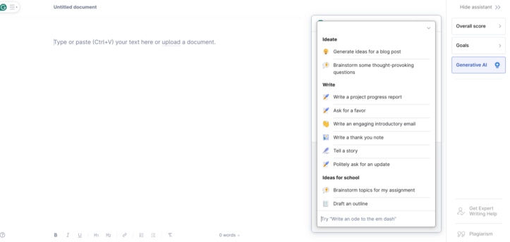 grammarly app.