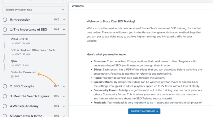 bruce clay seo training topics.