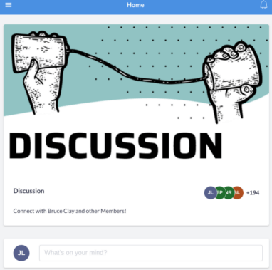 virtual seo training discussion board.