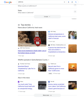 google news top stories.